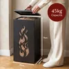 CASABEL Contenitore Pellet & Granuli con Ruote, Cap. 45kg, Anteprima dell’immagine prodotto 2