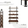 Etagère bibliothèque GLASGOW style industriel 106 x 34,5 x Voir les images du produit 4