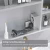 AQUABATOS Spiegelschrank Bad mit Beleuchtung Linksoffener Produktbild-Vorschau 6