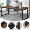 Tribesigns Schreibtisch Computertisch, 180x90x77cm, PC Produktbild-Vorschau 6