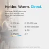 Modee LED Insteeklamp G9 Helder - 6W 600lm 2700K - Warmwit Productafbeelding-voorbeeld 3