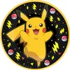 Piatto di carta Pokemon, Pikatchu, 23 cm, 8 pezzi. Anteprima dell’immagine prodotto 1