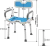LARS360 Duschhocker Badewannensitz Duschstuhl Badestuhl Produktbild-Vorschau 2