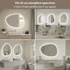 S'AFIELINA specchio da bagno con illuminazione 75×55cm Anteprima dell’immagine prodotto 11