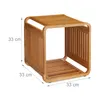 relaxdays 10024216_347 relaxdays Regal braun 2 Fachböden Anteprima dell’immagine prodotto 4