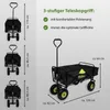 Bollerwagen faltbar mit Sonnendach 75 kg Tragkraft Produktbild-Vorschau 3