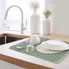 Orion Geschirrtrockner Matte 40x30cm grün Gummi Spülmatte Produktbild-Vorschau 5