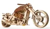 A 3D mechanical wooden model of a chopper motorcycle. Anteprima dell’immagine prodotto