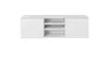 Weißer wandmontierter RTV-Schrank, 120x38x37, TV-Schrank, Produktbild-Vorschau 2