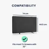 kwmobile 32" TV Outdoor TV Abdeckung - Fernseher Hülle Produktbild-Vorschau 2