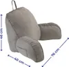 Bequemes Rückenkissen zum Sitzen im Bett, mit Tasche für Produktbild-Vorschau 4