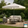 Rectangulaire Café Hôtel Parasol de jardin 3x2 Parasol en Voir les images du produit 5