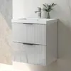 Waschtisch mit Unterschrank 50cm RIVA Badmöbel Set Produktbild-Vorschau 1