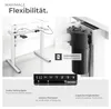 tectake® Höhenverstellbarer Schreibtisch Piotr 85 - 129 x Produktbild-Vorschau 3