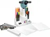 A drawing projector with art supplies and paper on a white background. Voir les images du produit