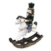 Clayre & Eef Weihnachtsdekoration Nussknacker 18 cm Grün Produktbild-Vorschau 1