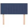vidaXL Kopfteil Blau 90x5x78/88 cm Stoff Produktbild-Vorschau 3