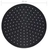 vidaXL Dešťová sprcha z nerezové oceli 30 cm kulatá černá Náhled obrázku produktu 6