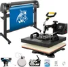 Hitzepresse 5-in-1 38x38cm Doppelanzeige & Schneideplotter Produktbild-Vorschau 1