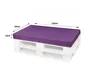 Coussins pour meubles en palettes assise 120x60 / dossier Voir les images du produit 9