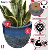 KOTARBAU® Květináč výška 31 cm ⌀ 37 cm Květináč tmavě modrý Náhled obrázku produktu 4