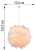 LED Pendelleuchte, Feder-Design, weiß, D 60 cm Produktbild-Vorschau 5