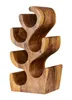 levandeo Weinflaschenhalter Akazie 50cm Hoch Akazienholz Produktbild-Vorschau 1