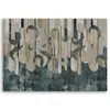 Leinwandbild Pflanzenabstraktion Natur 90x60 Feeby Grün Produktbild-Vorschau 3