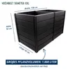 KHW Hochbeet Demeter XXL | 158×82×92 cm Garten Hochbeet | Produktbild-Vorschau 2