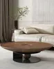 Casa Padrino Luxus Couchtisch Ø 80 x H. 28 cm - Runder Produktbild-Vorschau 2