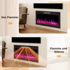 COSTWAY 42'' kominek elektryczny 750W/1500W, wbudowany Podgląd zdjęcia produktu 6