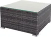 Poly-Rattan Garnitur HWC-F57, Balkon-/Garten-/Lounge-Set Produktbild-Vorschau 6