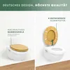 BENKSTEIN Premium Bambus-WC-Sitz, oval - Soft-Close- und Produktbild-Vorschau 5