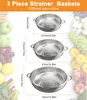 Küchensieb, 3er-Set, Edelstahl, Mikro-Mesh-Küchensieb, Produktbild-Vorschau 2