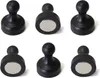 Set di 6 calamite al neodimio forma PEDINA nera 19x25 mm Anteprima dell’immagine prodotto 1