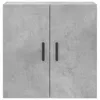 vidaXL Armadio a muro grigio cemento 60x31x60 cm materiale Anteprima dell’immagine prodotto 5