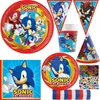 Sonic Partyset zum Kindergeburtstag Geburtstagsdeko Produktbild-Vorschau 1