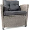 A single armchair with cushions, shown from the front on a white background. Náhled obrázku produktu