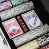 Izrielar 300 Pokerchips Spiel Pokerset Pokerkoffer Set mit Produktbild-Vorschau 5
