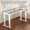 FLEXISPOT E6Q Elektrisch Höhenverstellbarer Schreibtisch, Produktbild-Vorschau 4