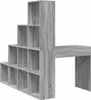 vidaXL Rohový písací stôl, sivý Sonoma, 101,5 x 149,5 x Náhľad obrázku produktu 5