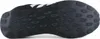 The bottom view of a black Adidas sports shoe with white stripes visible on the side. Produktbild-Vorschau