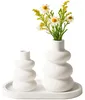 3er Set Silikon Gießformen Vase mit Tablett für Epoxidharz Produktbild-Vorschau 1
