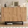 STILVORA Sideboard mit 3 Türen und verstellbaren Produktbild-Vorschau 2