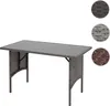 Poly-Rattan Esstisch HWC-G16, Esszimmertisch Gartentisch Produktbild-Vorschau 7