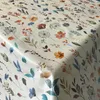 PVC Tischdecke CAMPO Blätter beige bunt Wachstuch · Breite Produktbild-Vorschau 3