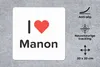 MuchoWow® Mauspad Mousepad Ich liebe - Manon - Mädchen Produktbild-Vorschau 2