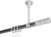 Interdeco Gardinenstange / Vorhangstange Edelstahl-Optik / Produktbild-Vorschau 1