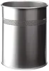 DURABLE Papierkorb Metall 15L, 330023 silber Produktbild-Vorschau 2