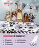 Wednesday Partyset 38-tlg – Becher, Teller, Servietten, Produktbild-Vorschau 2
